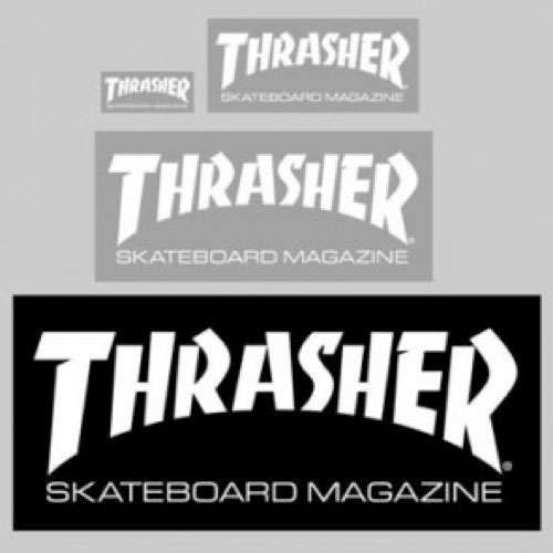 THRASHER STICKER SKATE MAG SUPER (4"x10") - 1PC