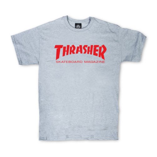 THRASHER SKATE MAG T-SHIRT GREY 