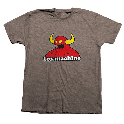 TOY MACHINE MONSTER S/S TEE BROWN