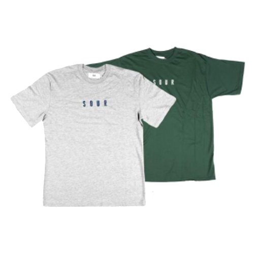 SOUR TEE ARMY EMBROIDERED BOTTLE GREEN/WHITE