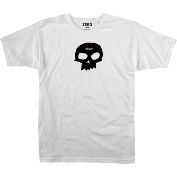 ZERO SINGLE SKULL TEE WHITE