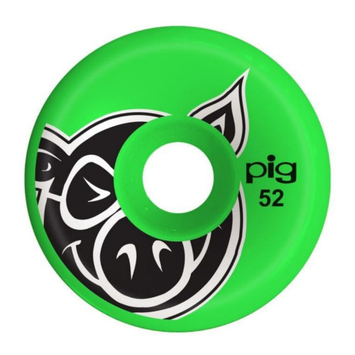 PIG HEAD GREEN C-LINE 52MM USA WHEEL