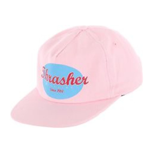 THRASHER OVAL SNAPBACK PINK OS