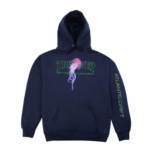 THRASHER ATLANTIC DRIFT HOOD NAVY