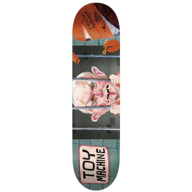 TOY MACHINE PROVOST JAILBIRD JEFF USA DECK 8.25