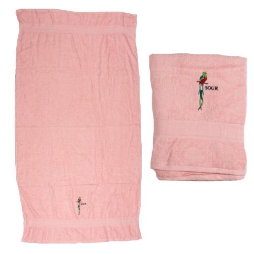 SOUR QUETZAL TOWEL PINK