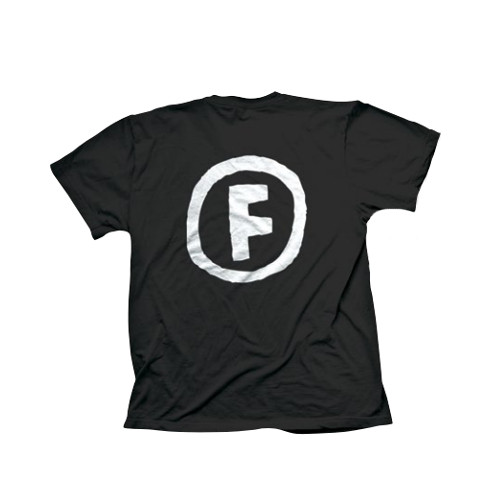 FOUNDATION DOODLE F TEE BLACK