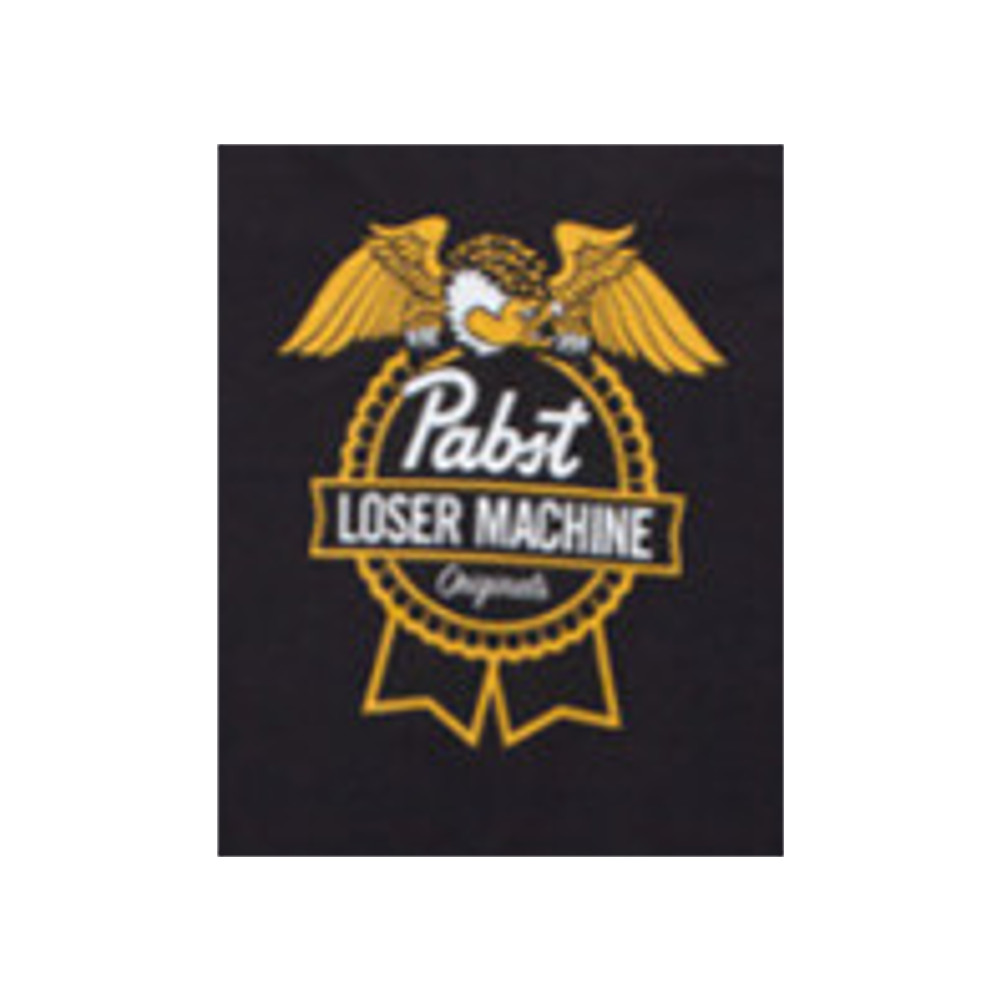 LOSER MACHINE X PABST MINOR LEAGUE STRIPE JERSEY BLACK/GOLD - Image 2