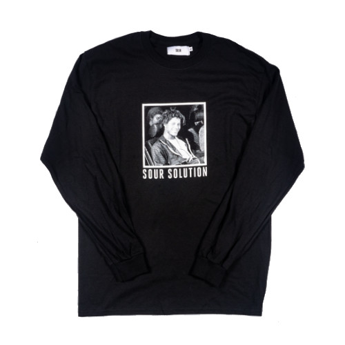 SOUR PRU SKATER L/S BLACK