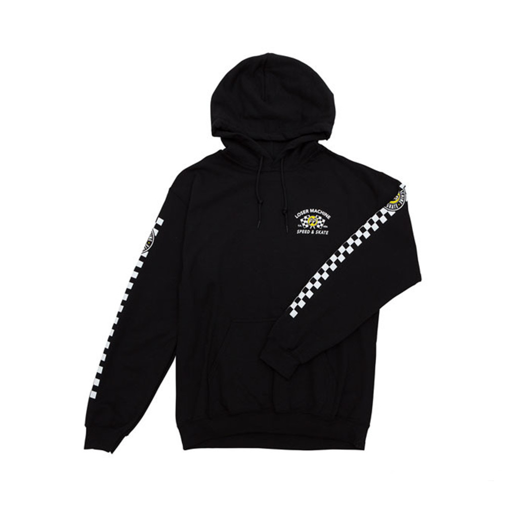 LOSER MACHINE X MOONEYES HOLESHOT PULLOVER FLEECE BLACK - Image 2