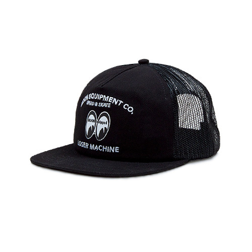 LOSER MACHINE X MOONEYES TRUCKER CAP BLACK OS