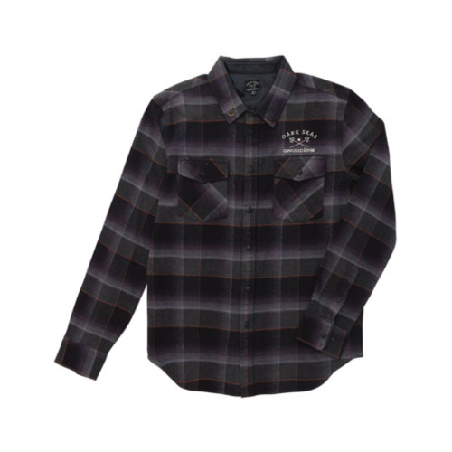 DARK SEAS DSXGRUNDENS FLANNEL BLACK/RUST