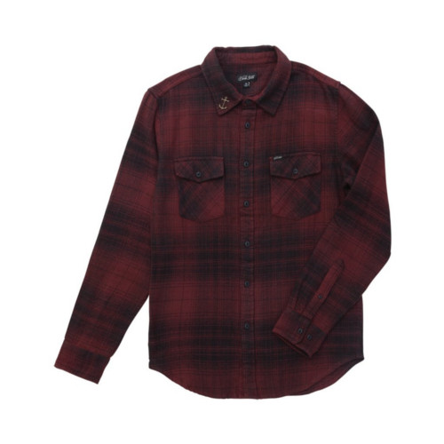 DARK SEAS SALT CREEK BLOUSE BLACK/OXBLOOD