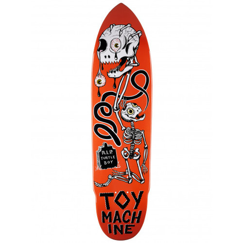 TOY MACHINE USA WOOD RIP TURTLE BOY 8.25