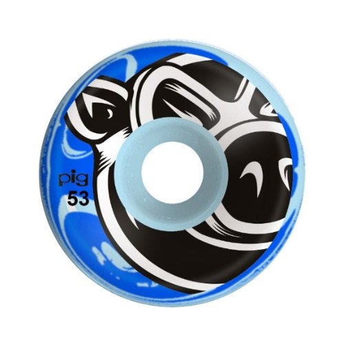 PIG USA WHEELS SWIRL BLUE