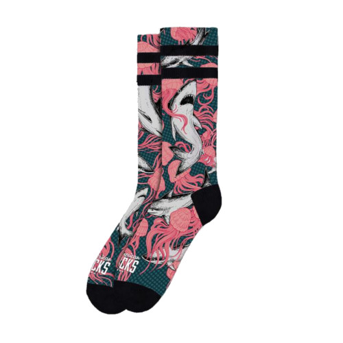 AMERICAN SOCKS SHARK ATTACK MID HIGH