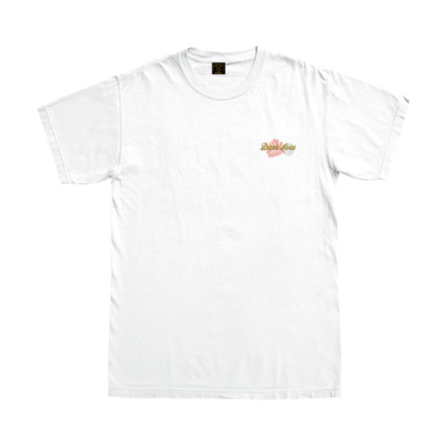 DARK SEAS KELP PADDY PIGM TEE WHITE
