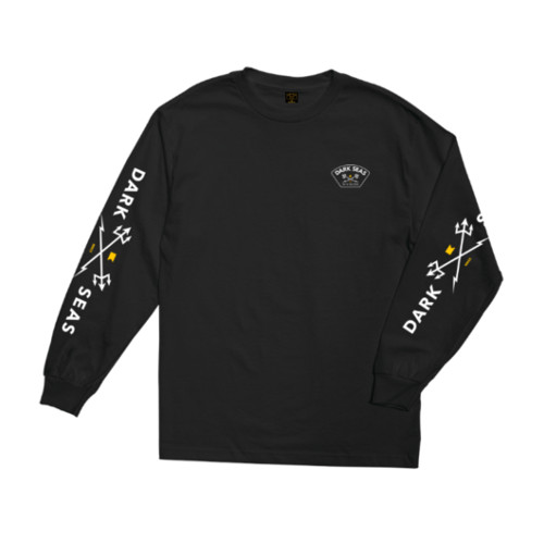 DARK SEAS MOISTURE WICKING L/S BLACK - Image 2