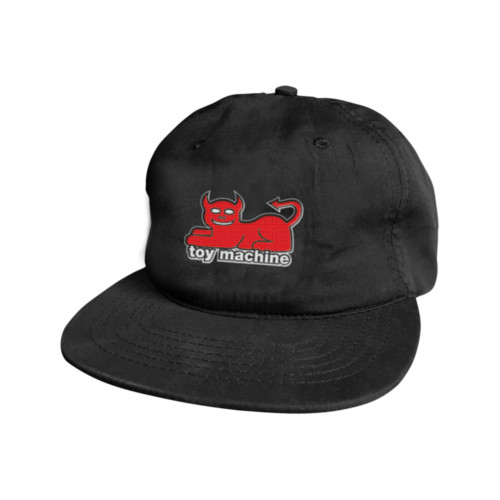 TOY MACHINE DEVIL CAT CAP BLACK OS