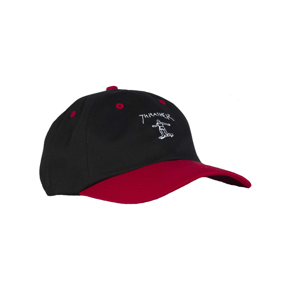 THRASHER GONZ OLD TIMER HAT BLACK/RED OS