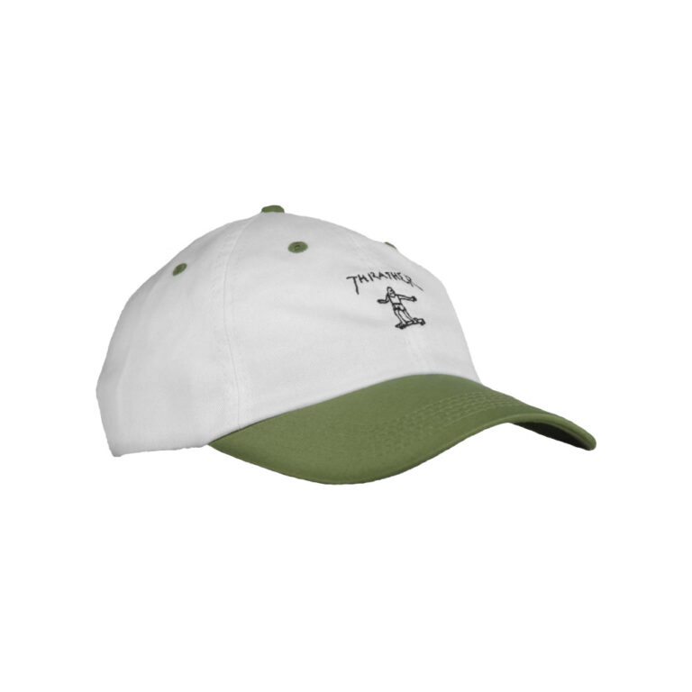 THRASHER GONZ OLD TIMER HAT WHITE/OLIVE OS