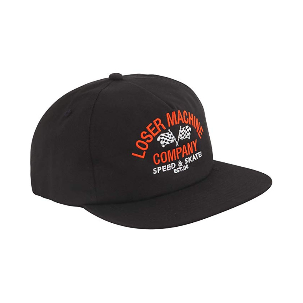 LOSER MACHINE LUCKHURST UNSTRUCTURED SNAPBACK BLACK OS