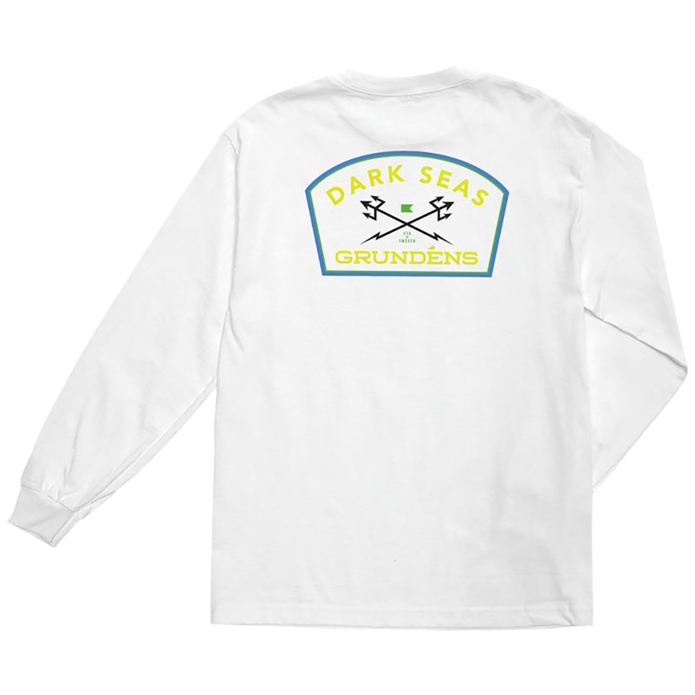 DARK SEAS DSXGRUNDENS MAHI-MAHI ANGLER L/S WHITE