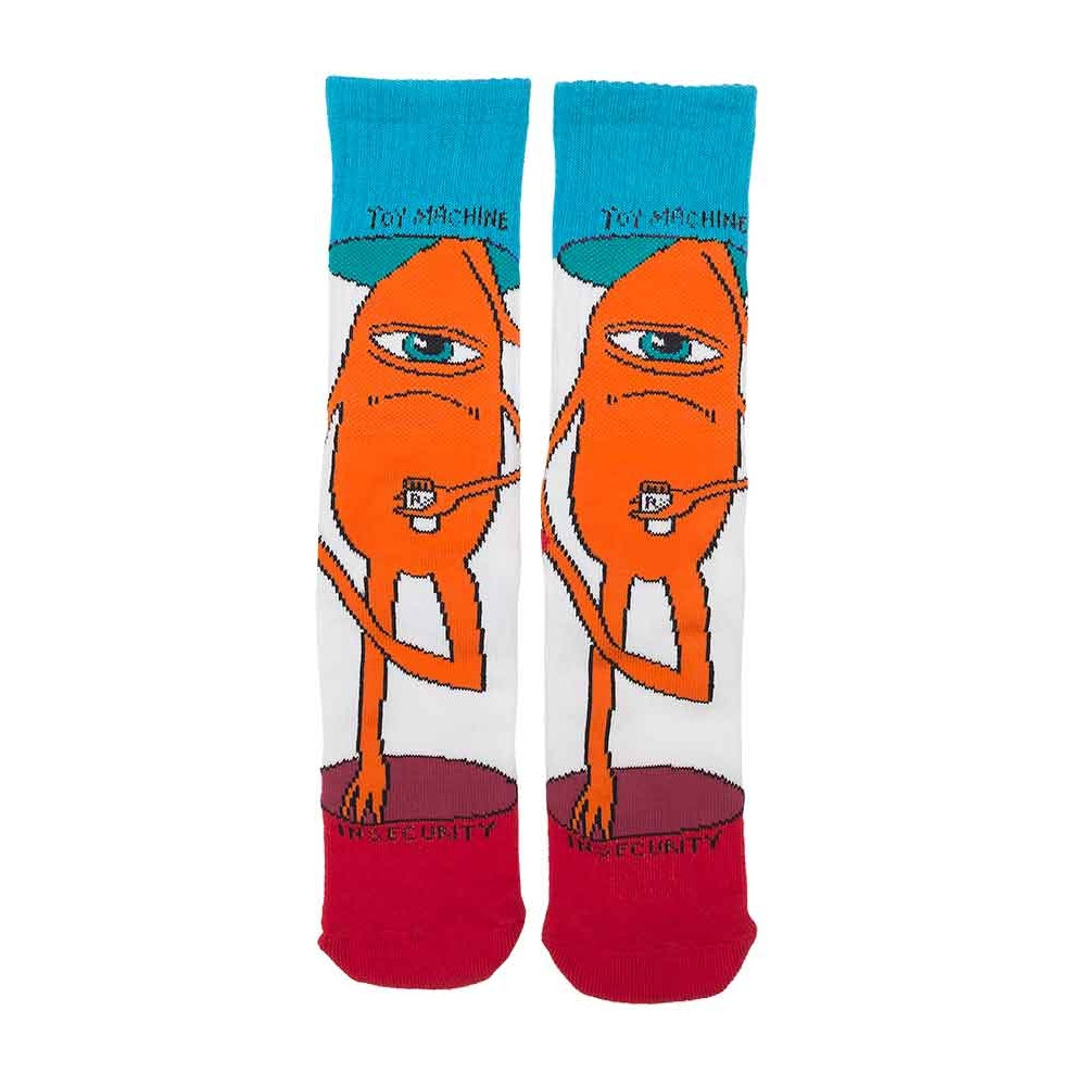 TOY MACHINE INSECURITY SOCK MULTI OS