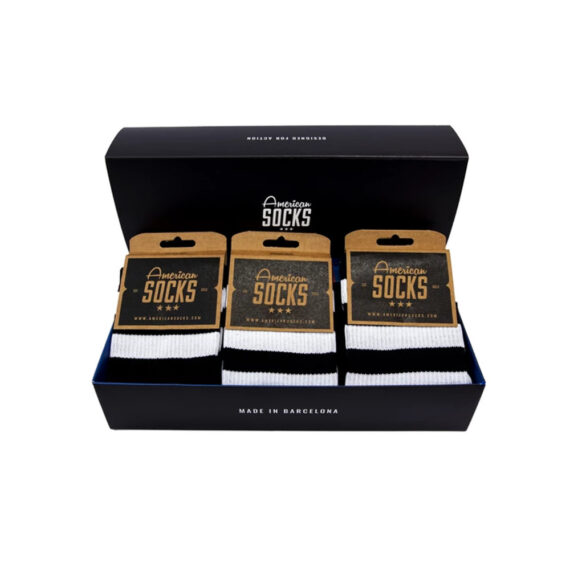 AMERICAN SOCKS ALL BLACKS GIFTBOX