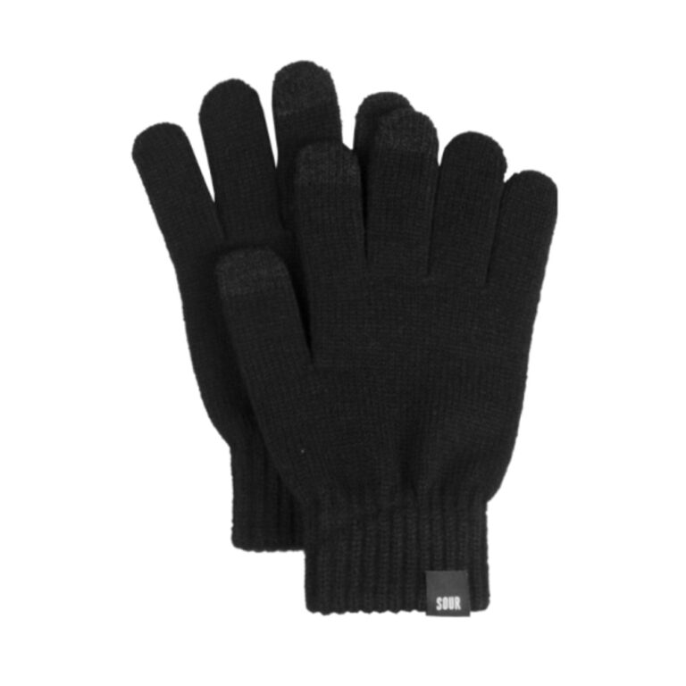 SOUR TOUCHY GLOVES BLACK OS