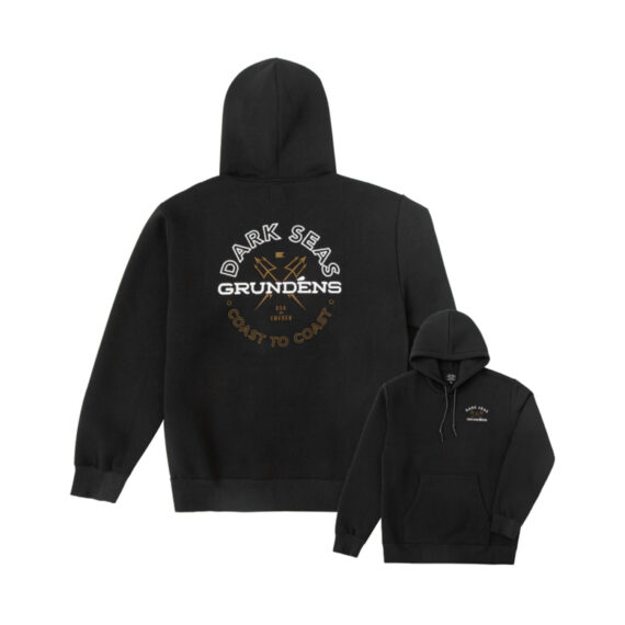 DARK SEAS X GRUNDENS EDGEWATER HOODIE BLACK