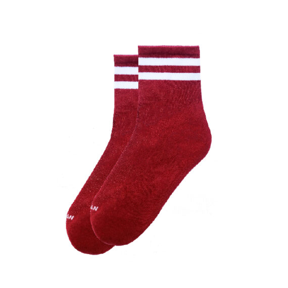 AMERICAN SOCKS CRIMSON ANKLE HIGH