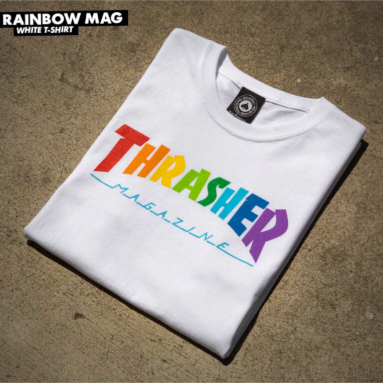 THRASHER RAINBOW MAG S/S WHITE - Image 2