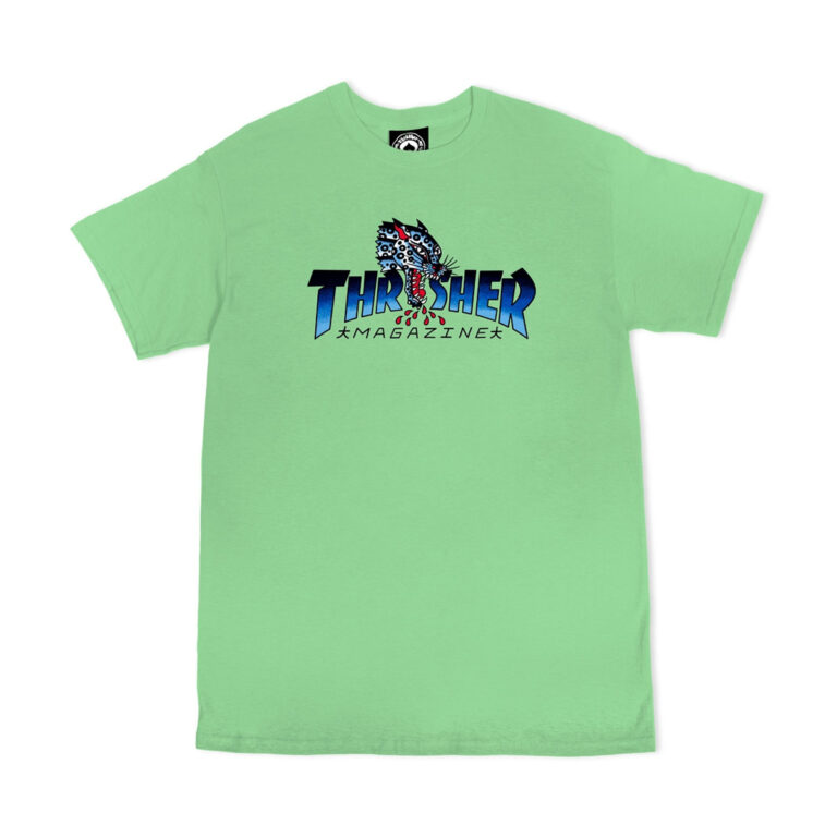 THRASHER LEOPARD MAG S/S MINT
