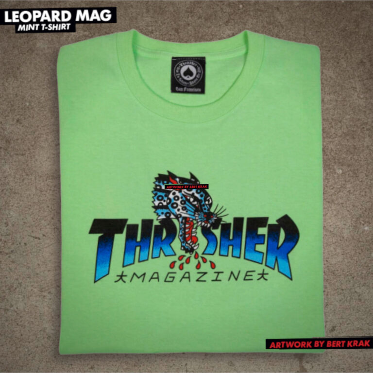 THRASHER LEOPARD MAG S/S MINT - Image 2