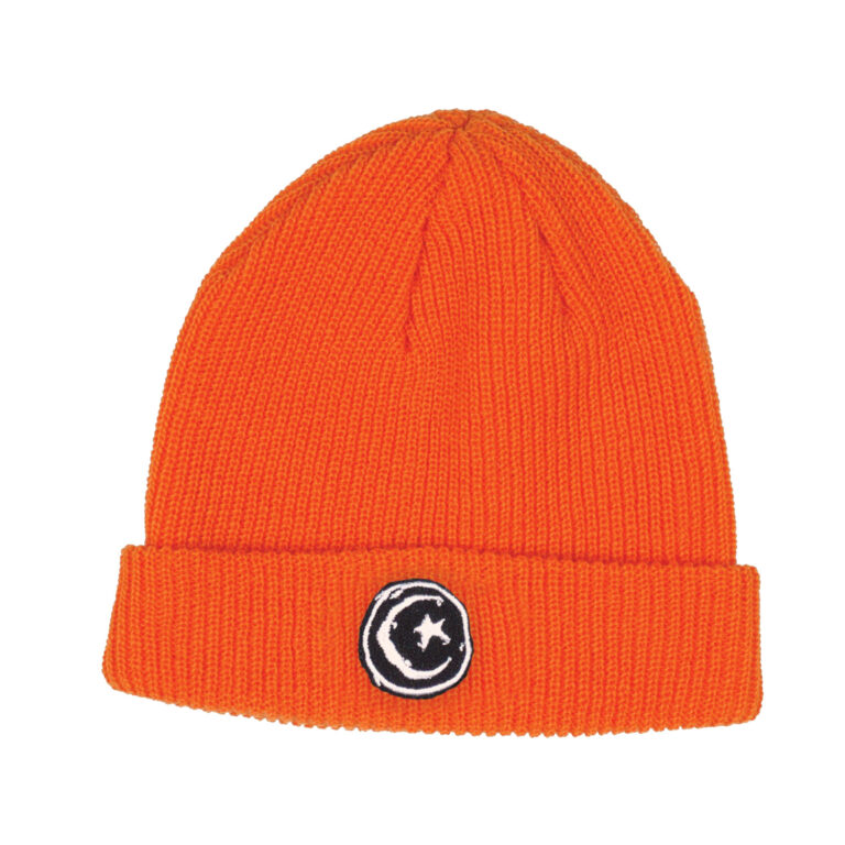 FOUNDATION STAR & MOON BEANIE ORANGE OS