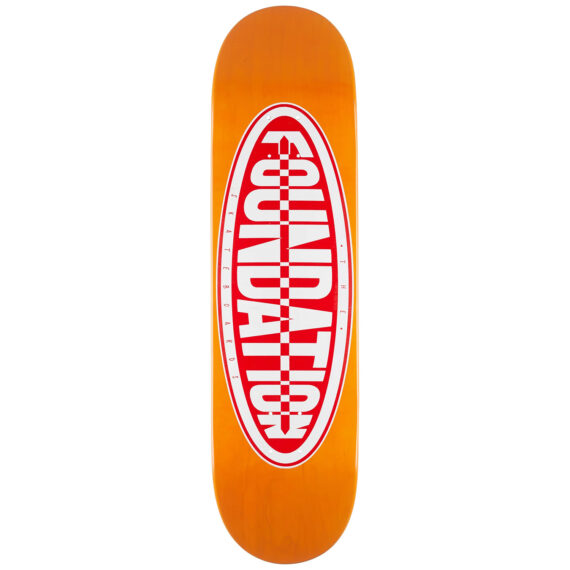FOUNDATION USA WOOD OVAL ORANGE 8.25