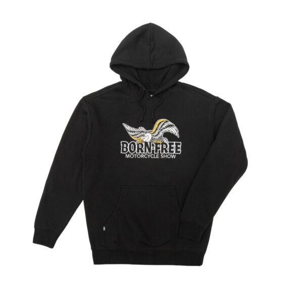 LOSER MACHINE GLORY BORN HOODED FLEECE BLACK