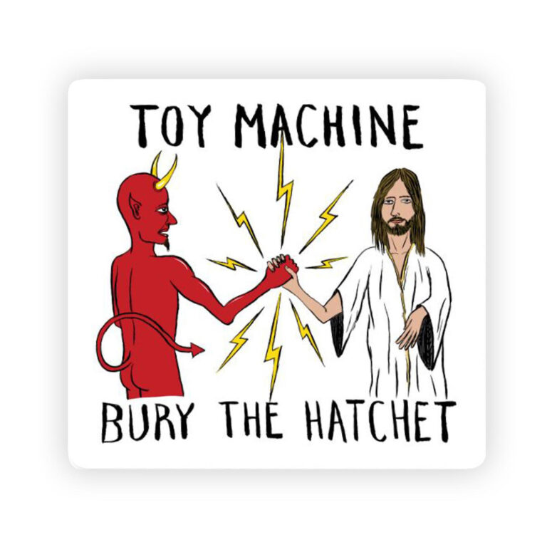 TOY MACHINE STICKER BURY THE HATCHET 25PK