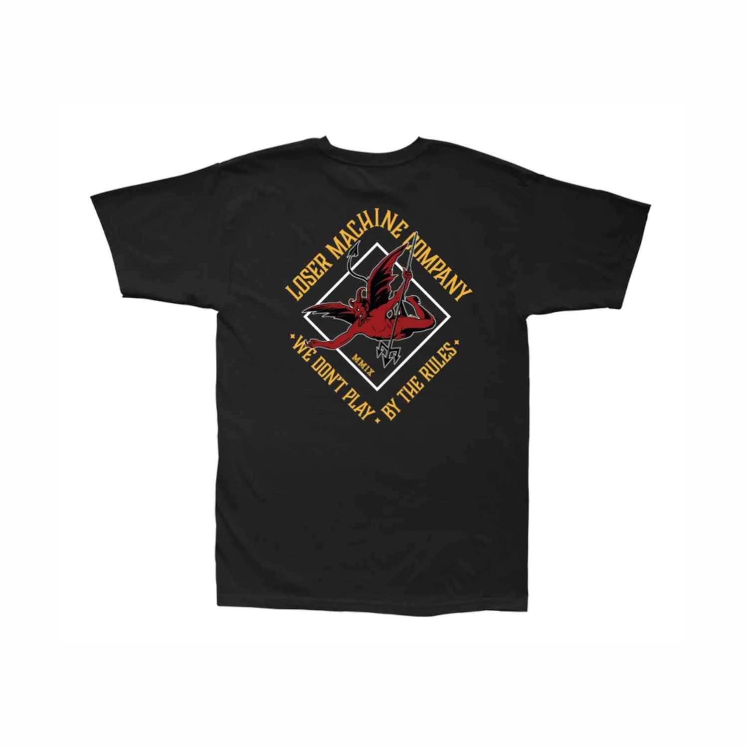 LOSER MACHINE SINISTER SQUADRON T-SHIRT BLACK