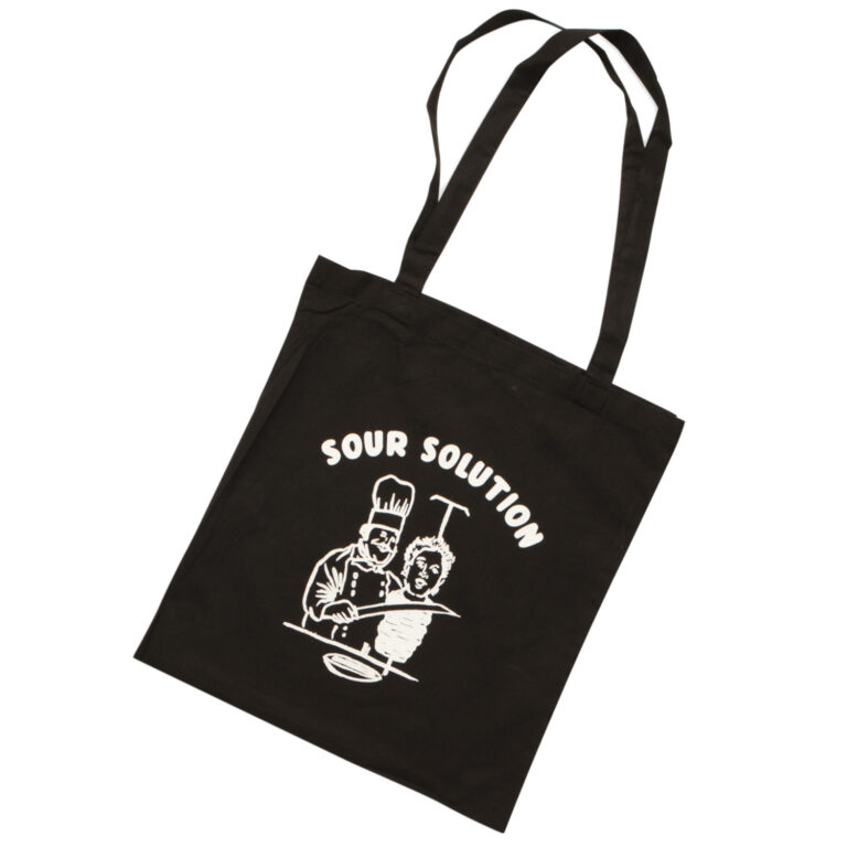SOUR KEBAB TOTEBAG BLACK