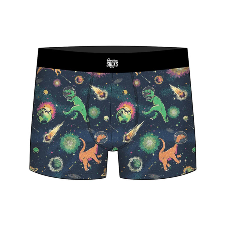 AMERICAN SOCKS UNDERWEAR SPACE DINO