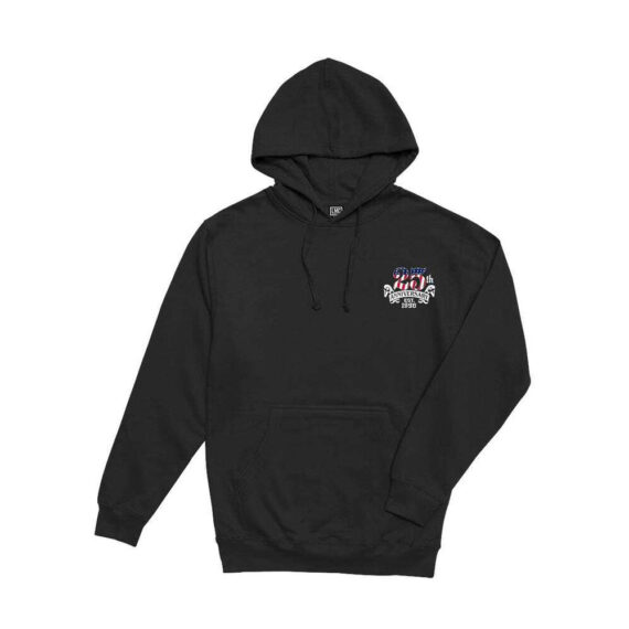 LOSER MACHINE X ZERO ANNIVERSARY HOODED FLEECE BLACK