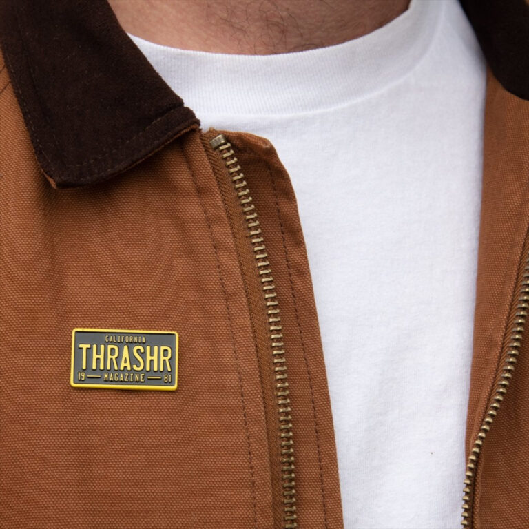 THRASHER LICENSE PLATE LAPEL PIN - Image 2