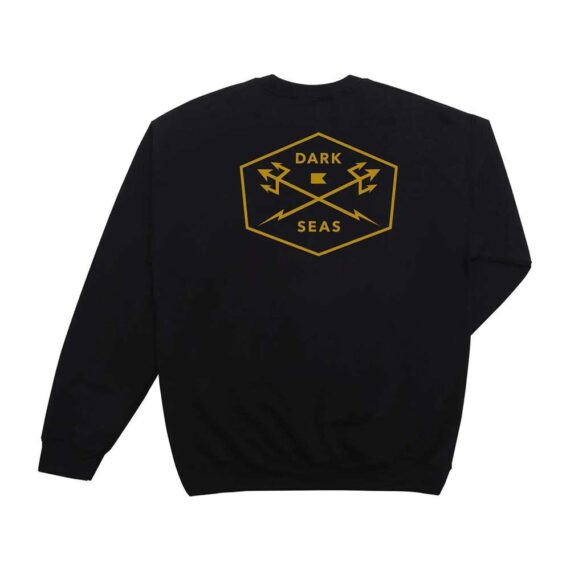DARK SEAS PROGRESSIVE CREW SWEAT BLACK
