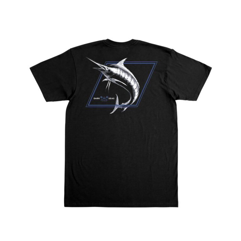 DARK SEAS MARLIN - GLOW S/S T-SHIRT BLACK