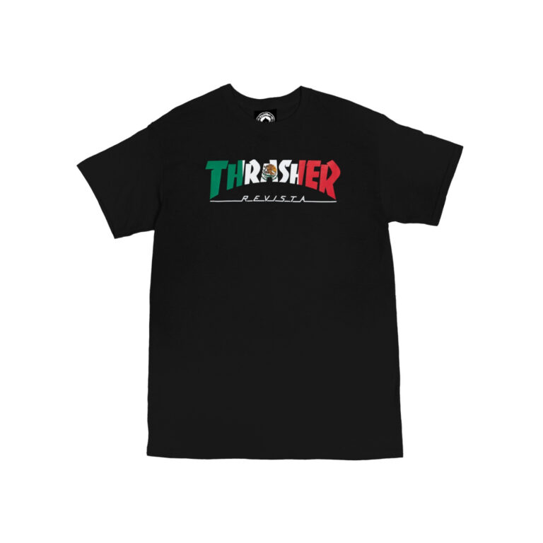 THRASHER MEXICO S/S T-SHIRT BLACK