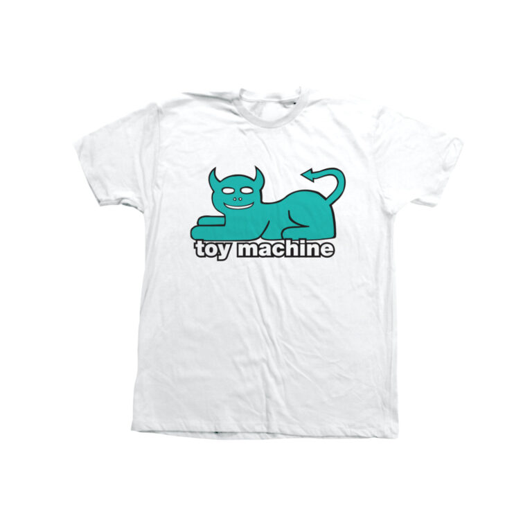 TOY MACHINE DEVIL CAT YOUTH S/S T-SHIRT WHITE