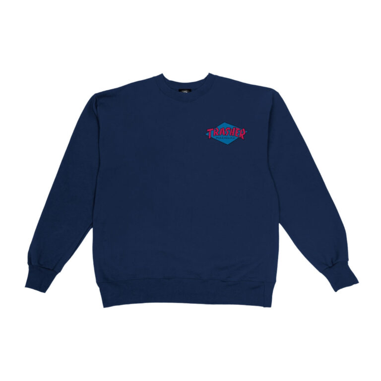 THRASHER TRASHER HURRICANE V2 CREW NAVY - Image 2