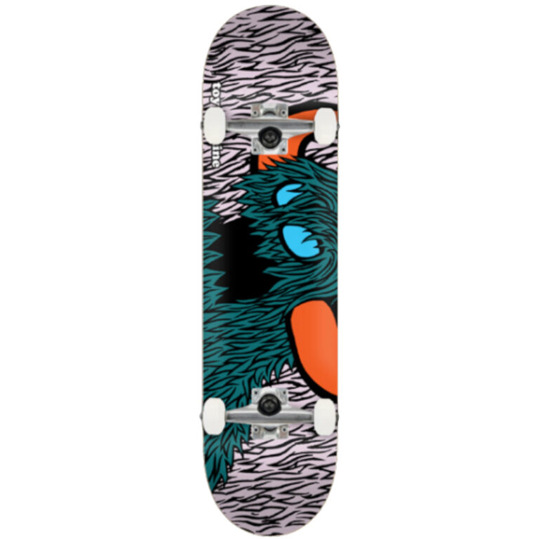 TOY MACHINE VICE FURRY MONSTER TEAL COMPLETE 8.0